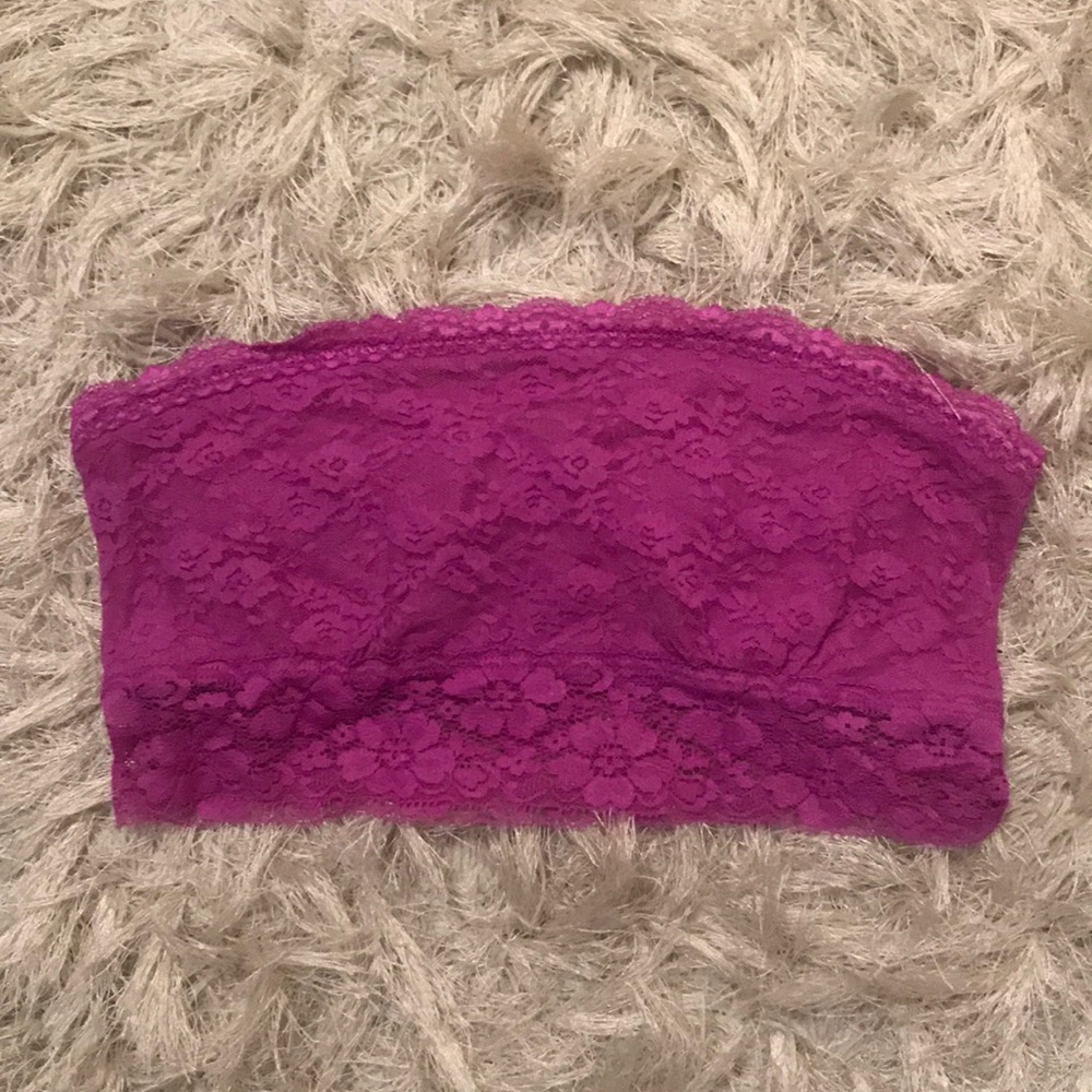 Lace unlined bandeau